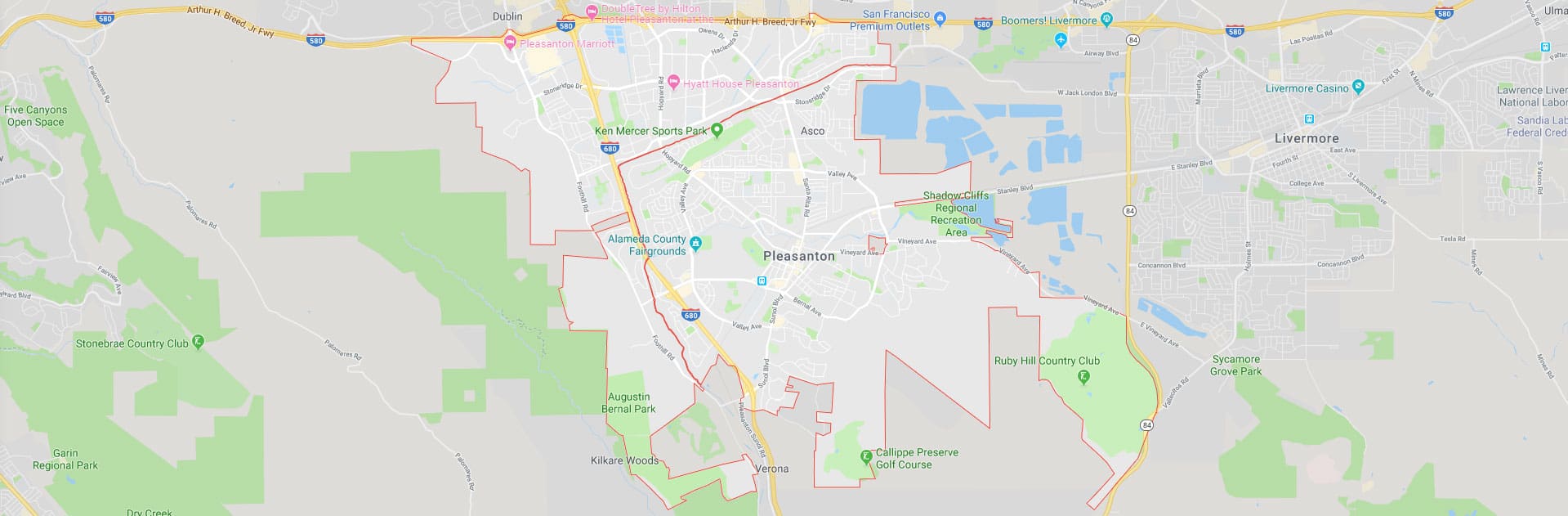 pleasanton-ca-map